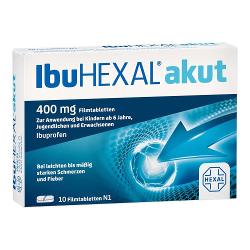 IBUHEXAL akut 400 Filmtabletten IBUHEXAL akut 400 Filmtabletten