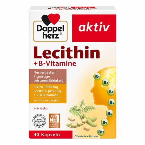 DOPPELHERZ Lecithin+B-Vitamine Kapseln DOPPELHERZ Lecithin+B-Vitamine Kapseln