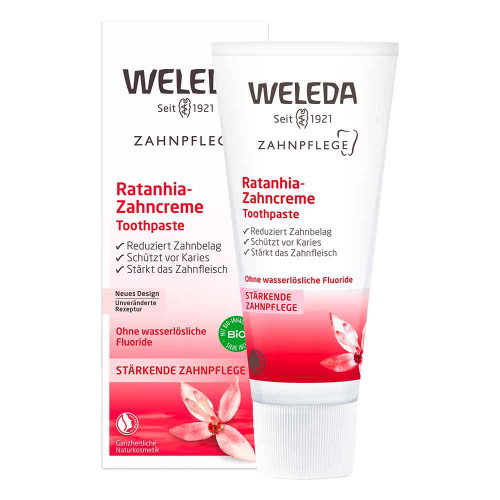 WELEDA Ratanhia Zahncreme WELEDA Ratanhia Zahncreme