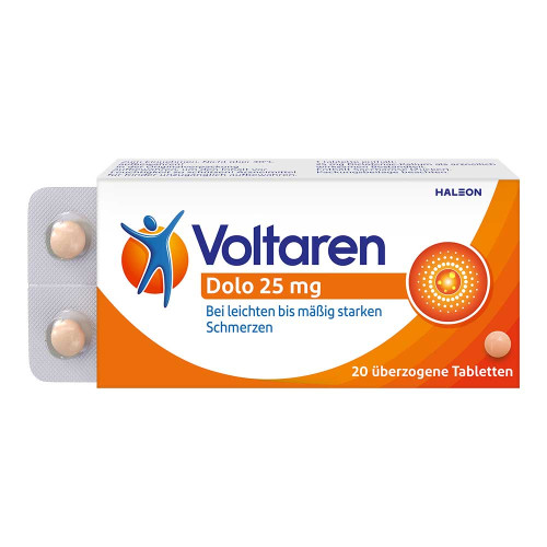 VOLTAREN Dolo 25 mg überzogene Tabletten VOLTAREN Dolo 25 mg überzogene Tabletten