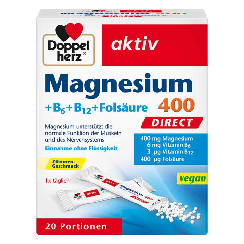DOPPELHERZ Magnesium+B Vitamine DIRECT Pellets DOPPELHERZ Magnesium+B Vitamine DIRECT Pellets