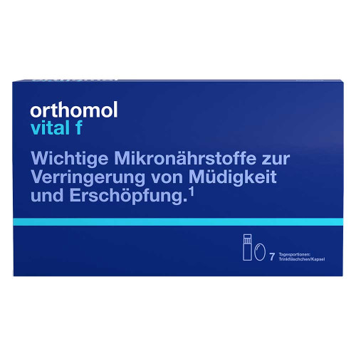 ORTHOMOL Vital F Trinkfläschchen/Kaps.Kombipack. ORTHOMOL Vital F Trinkfläschchen/Kaps.Kombipack.