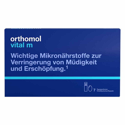 ORTHOMOL Vital M Trinkfläschchen/Kaps.Kombipack.