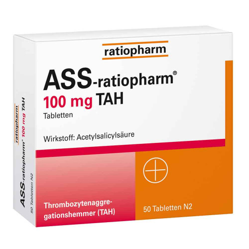 ASS-ratiopharm 100 mg TAH Tabletten