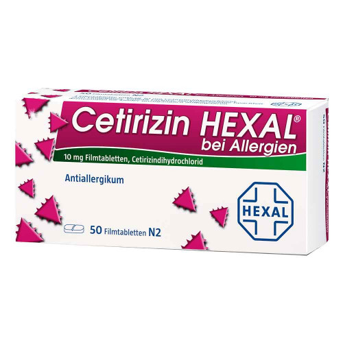 CETIRIZIN HEXAL Filmtabletten bei Allergien CETIRIZIN HEXAL Filmtabletten bei Allergien