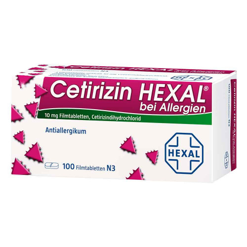 CETIRIZIN HEXAL Filmtabletten bei Allergien CETIRIZIN HEXAL Filmtabletten bei Allergien
