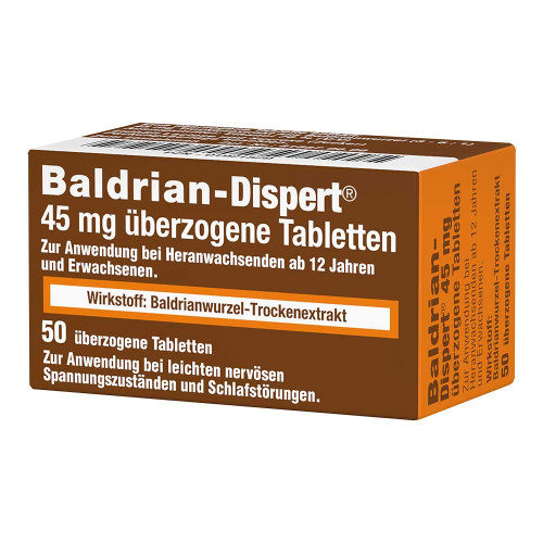 BALDRIAN DISPERT 45 mg überzogene Tabletten BALDRIAN DISPERT 45 mg überzogene Tabletten