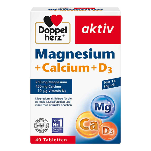 DOPPELHERZ Magnesium+Calcium+D3 Tabletten DOPPELHERZ Magnesium+Calcium+D3 Tabletten