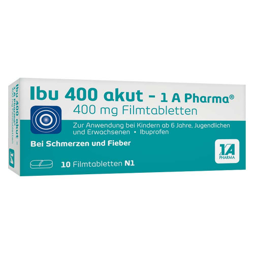 IBU 400 akut-1A Pharma Filmtabletten IBU 400 akut-1A Pharma Filmtabletten