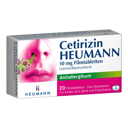 CETIRIZIN Heumann 10 mg Filmtabletten CETIRIZIN Heumann 10 mg Filmtabletten