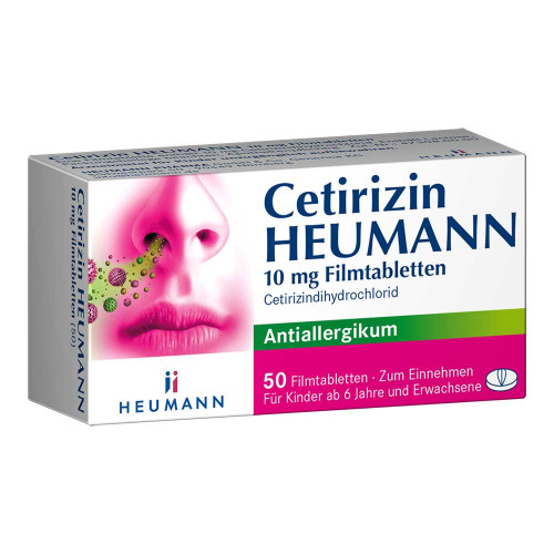 CETIRIZIN Heumann 10 mg Filmtabletten CETIRIZIN Heumann 10 mg Filmtabletten