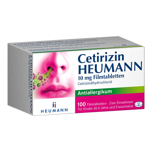 CETIRIZIN Heumann 10 mg Filmtabletten CETIRIZIN Heumann 10 mg Filmtabletten