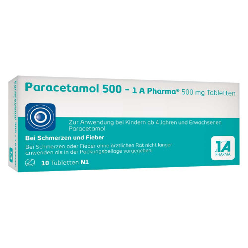PARACETAMOL 500-1A Pharma Tabletten PARACETAMOL 500-1A Pharma Tabletten