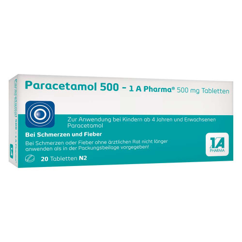 PARACETAMOL 500-1A Pharma Tabletten PARACETAMOL 500-1A Pharma Tabletten