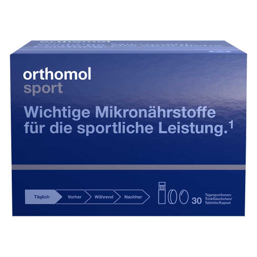 ORTHOMOL Sport Trinkfläschchen/Tabl./Kaps.Kombip. ORTHOMOL Sport Trinkfläschchen/Tabl./Kaps.Kombip.