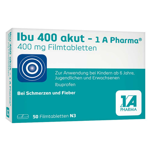 IBU 400 akut-1A Pharma Filmtabletten IBU 400 akut-1A Pharma Filmtabletten