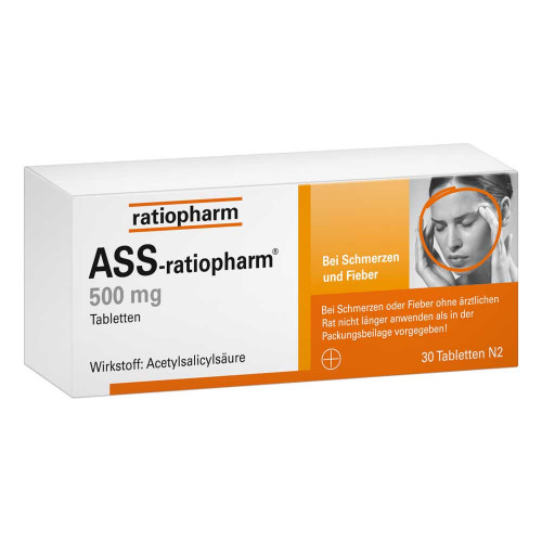 ASS-ratiopharm 500 mg Tabletten ASS-ratiopharm 500 mg Tabletten