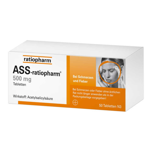 ASS-ratiopharm 500 mg Tabletten ASS-ratiopharm 500 mg Tabletten