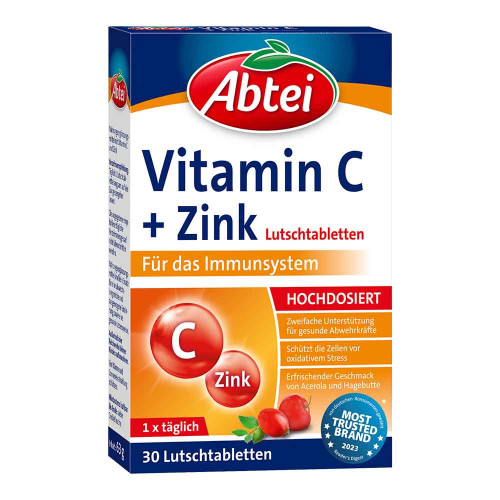 ABTEI Vitamin C plus Zink Lutschtabletten