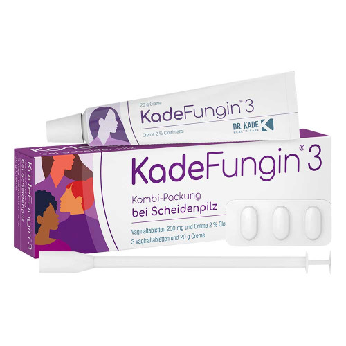 KADEFUNGIN 3 Kombip.20 g Creme+3 Vaginaltabl. KADEFUNGIN 3 Kombip.20 g Creme+3 Vaginaltabl.