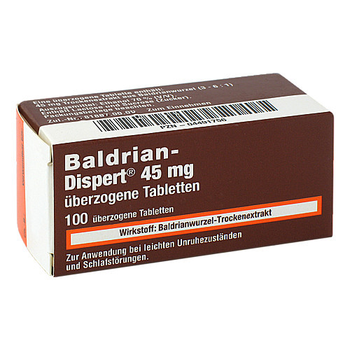 BALDRIAN DISPERT 45 mg überzogene Tabletten BALDRIAN DISPERT 45 mg überzogene Tabletten