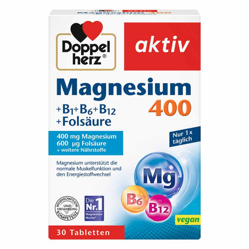 DOPPELHERZ Magnesium 400 mg Tabletten