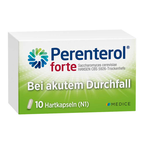 Perenterol® forte 250 mg bei akutem Durchfall & zur Vorbeugung Perenterol® forte 250 mg bei akutem Durchfall & zur Vorbeugung