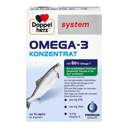 DOPPELHERZ Omega-3 Konzentrat system Kapseln DOPPELHERZ Omega-3 Konzentrat system Kapseln