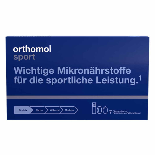 ORTHOMOL Sport Trinkfläschchen/Tabl./Kaps.Kombip.
