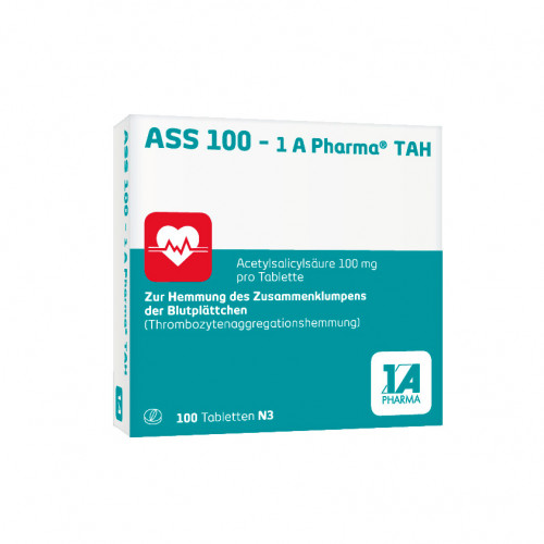ASS 100-1A Pharma TAH Tabletten ASS 100-1A Pharma TAH Tabletten