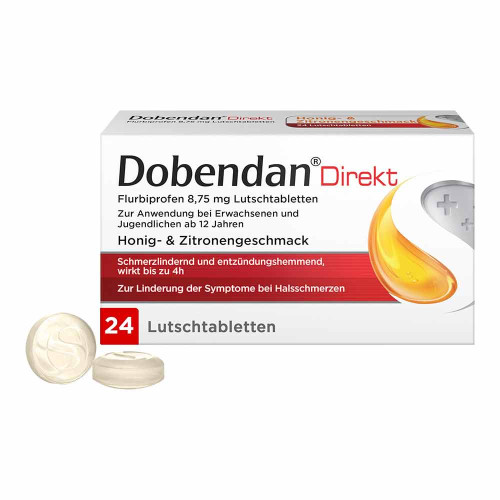 DOBENDAN Direkt Flurbiprofen 8,75 mg Lutschtabl. DOBENDAN Direkt Flurbiprofen 8,75 mg Lutschtabl.