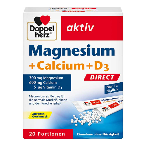 DOPPELHERZ Magnesium+Calcium+D3 DIRECT Pellets DOPPELHERZ Magnesium+Calcium+D3 DIRECT Pellets