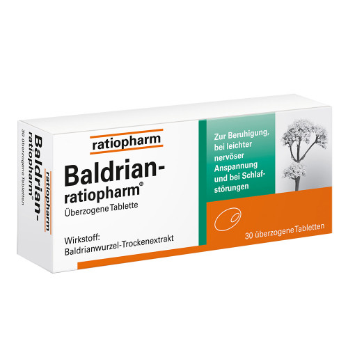BALDRIAN-RATIOPHARM überzogene Tabletten BALDRIAN-RATIOPHARM überzogene Tabletten