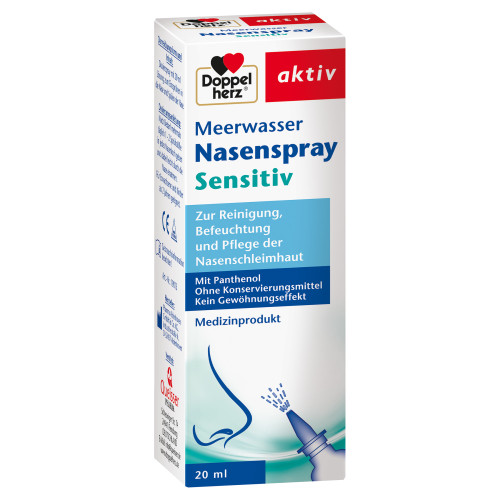 DOPPELHERZ Meerwasser Nasenspray mit Panthenol DOPPELHERZ Meerwasser Nasenspray mit Panthenol