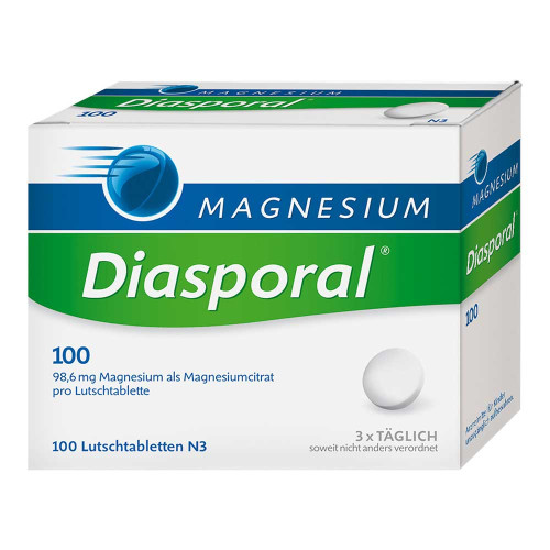 MAGNESIUM DIASPORAL 100 Lutschtabletten MAGNESIUM DIASPORAL 100 Lutschtabletten