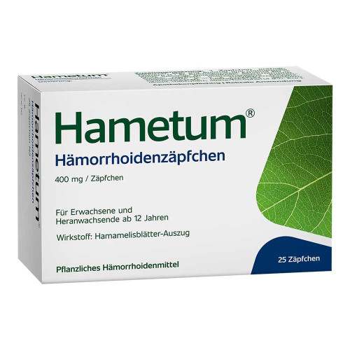 HAMETUM Hämorrhoiden Zäpfchen HAMETUM Hämorrhoiden Zäpfchen