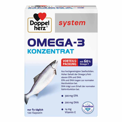 DOPPELHERZ Omega-3 Konzentrat system Kapseln