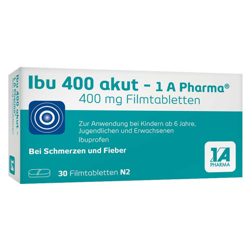 IBU 400 akut-1A Pharma Filmtabletten IBU 400 akut-1A Pharma Filmtabletten
