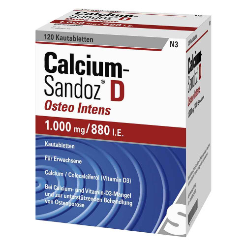 CALCIUM SANDOZ D Osteo Intens Kautabletten CALCIUM SANDOZ D Osteo Intens Kautabletten