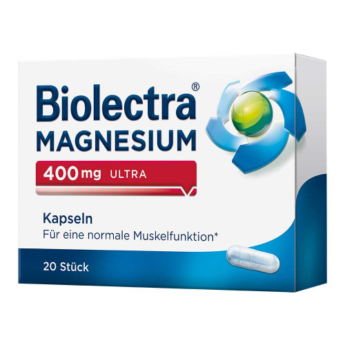 BIOLECTRA Magnesium 400 mg ultra Kapseln BIOLECTRA Magnesium 400 mg ultra Kapseln