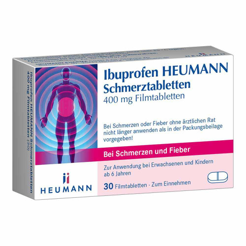 IBUPROFEN Heumann Schmerztabletten 400 mg IBUPROFEN Heumann Schmerztabletten 400 mg