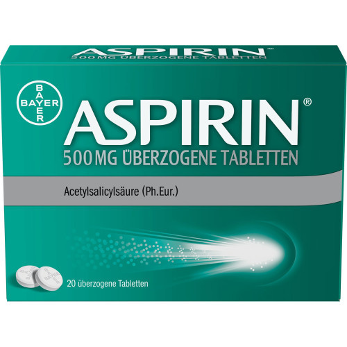 ASPIRIN 500 mg überzogene Tabletten ASPIRIN 500 mg überzogene Tabletten
