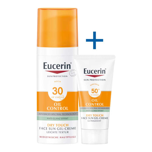 EUCERIN Sun Gel-Creme Oil Contr.Anti-Gl.Eff.LSF 30