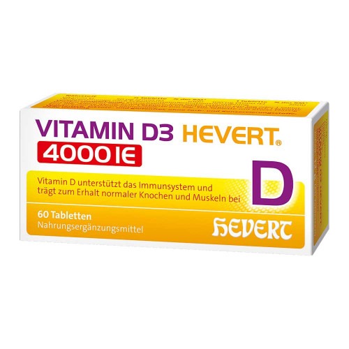 VITAMIN D3 HEVERT 4000 I.E. Tabletten VITAMIN D3 HEVERT 4000 I.E. Tabletten