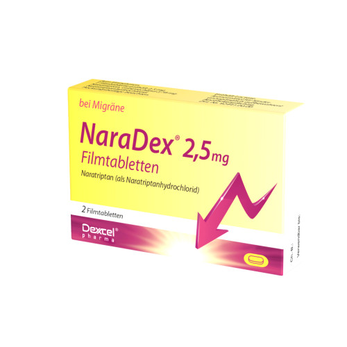 NARADEX 2,5 mg Filmtabletten NARADEX 2,5 mg Filmtabletten