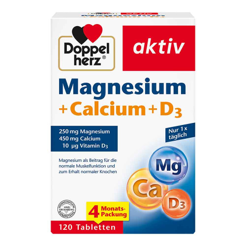 DOPPELHERZ Magnesium+Calcium+D3 Tabletten DOPPELHERZ Magnesium+Calcium+D3 Tabletten