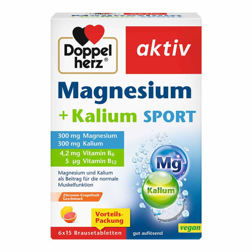 DOPPELHERZ Magnesium+Kalium Sport Brausetabletten DOPPELHERZ Magnesium+Kalium Sport Brausetabletten